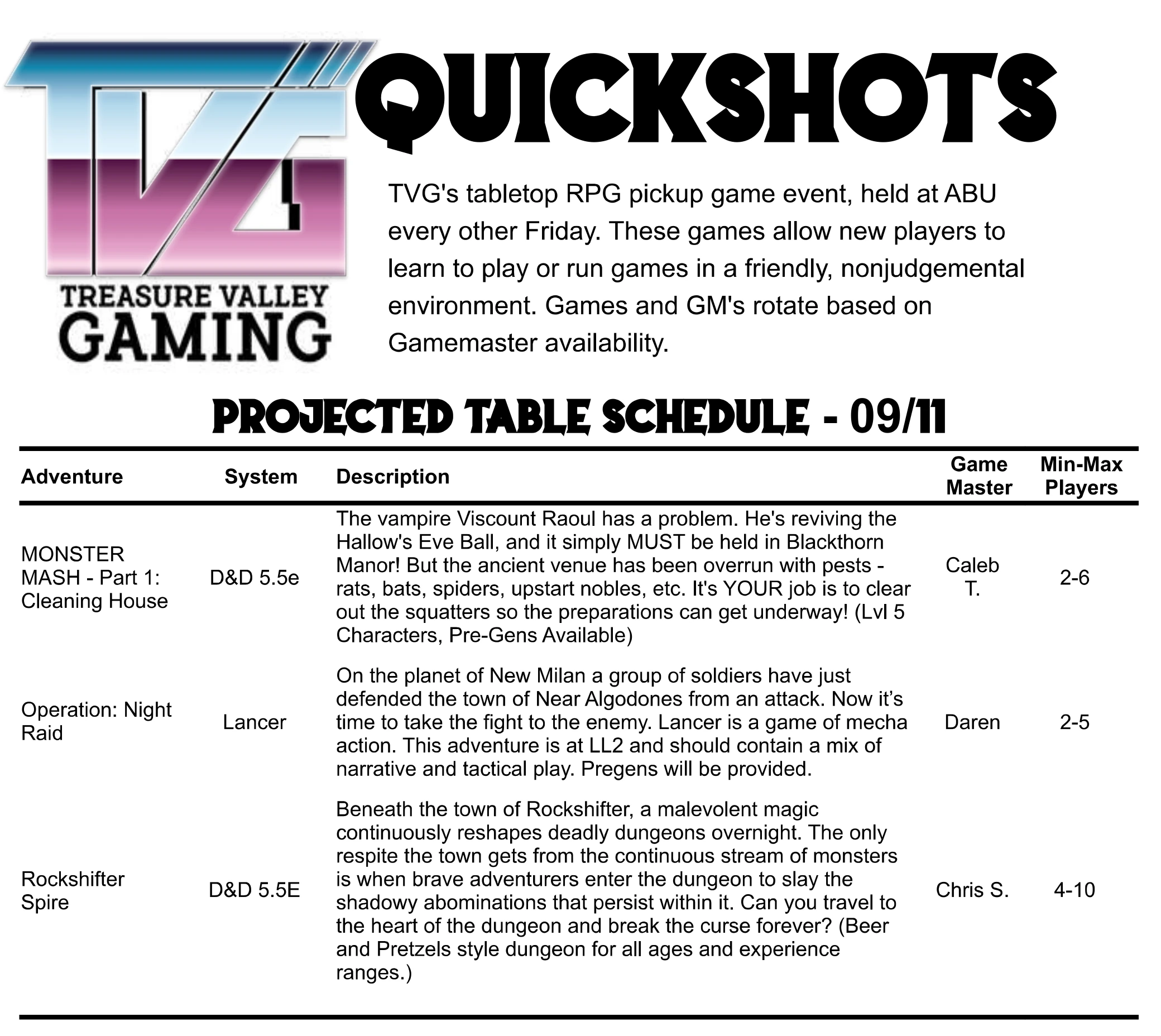 Quickshots09-11-26
